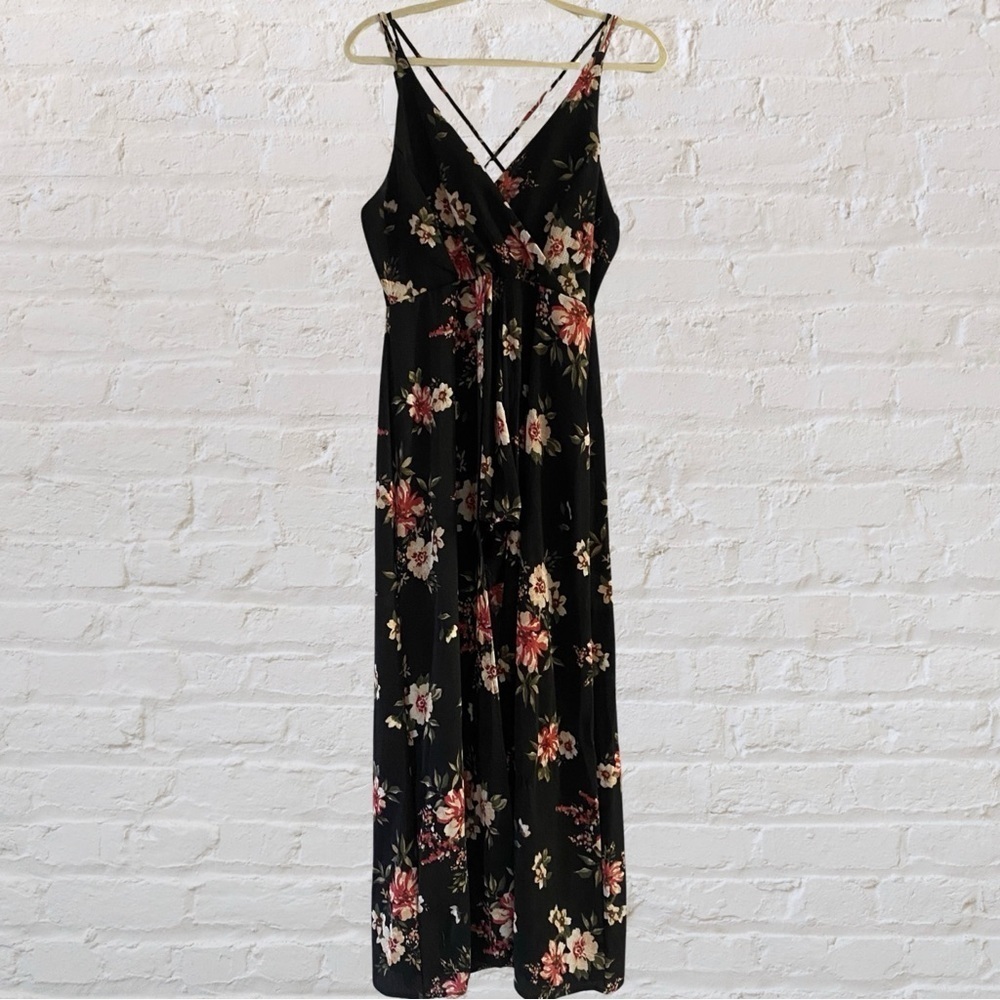 Francesca’s Miami Romper Maxi Dress size M